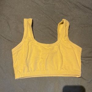 Yellow ARQ bra